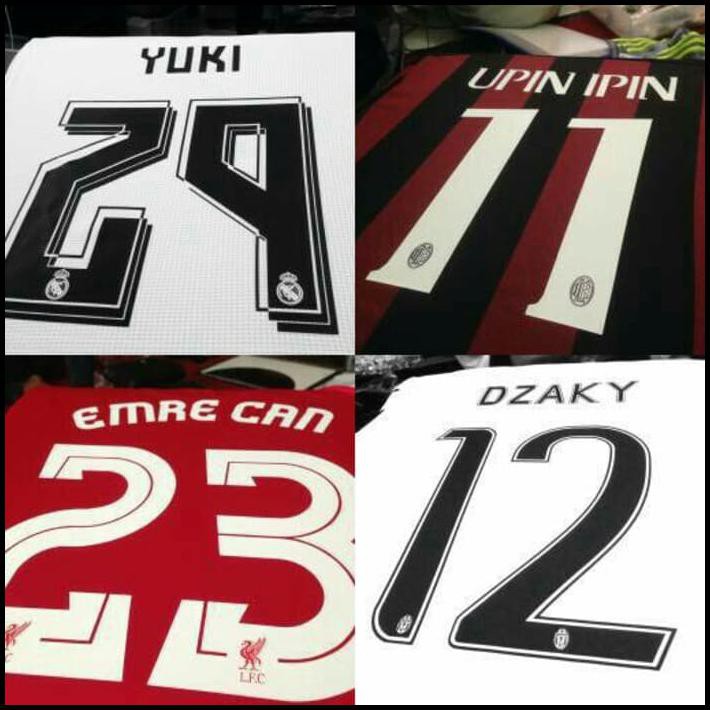 

EKSKLUSIF CUTTING + PRESSING NAMA NOMOR PUNGGUNG ( CUSTOME )