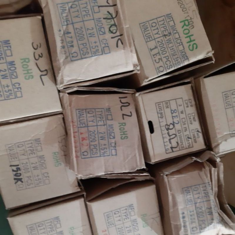 PAKET RESISTOR 2 WATT @ 100 PCS