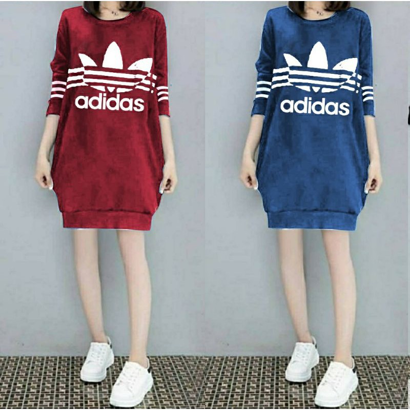 MS( COD) Dress Harumi /  dress santai wanita lengan panjang