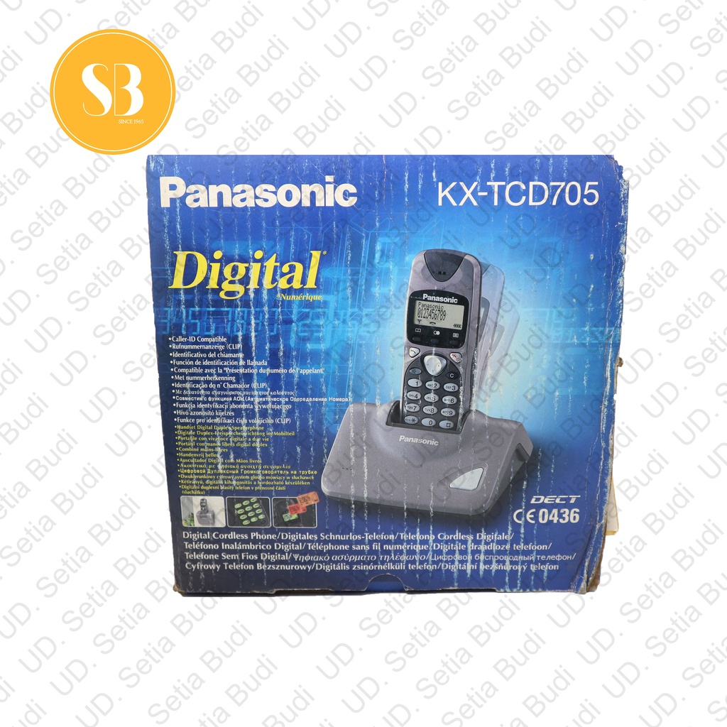 Telepon Wireless Cordless Panasonic KX-TCD705 TCD 705 Baru dan Murah