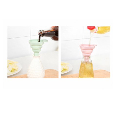 【GOGOMART】Corong Air Minyak Lipat Bahan Silikon- MODEL A corong