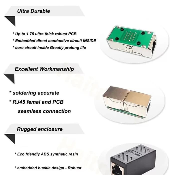 RJ45 COUPLER (FEMALE TO FEMALE)