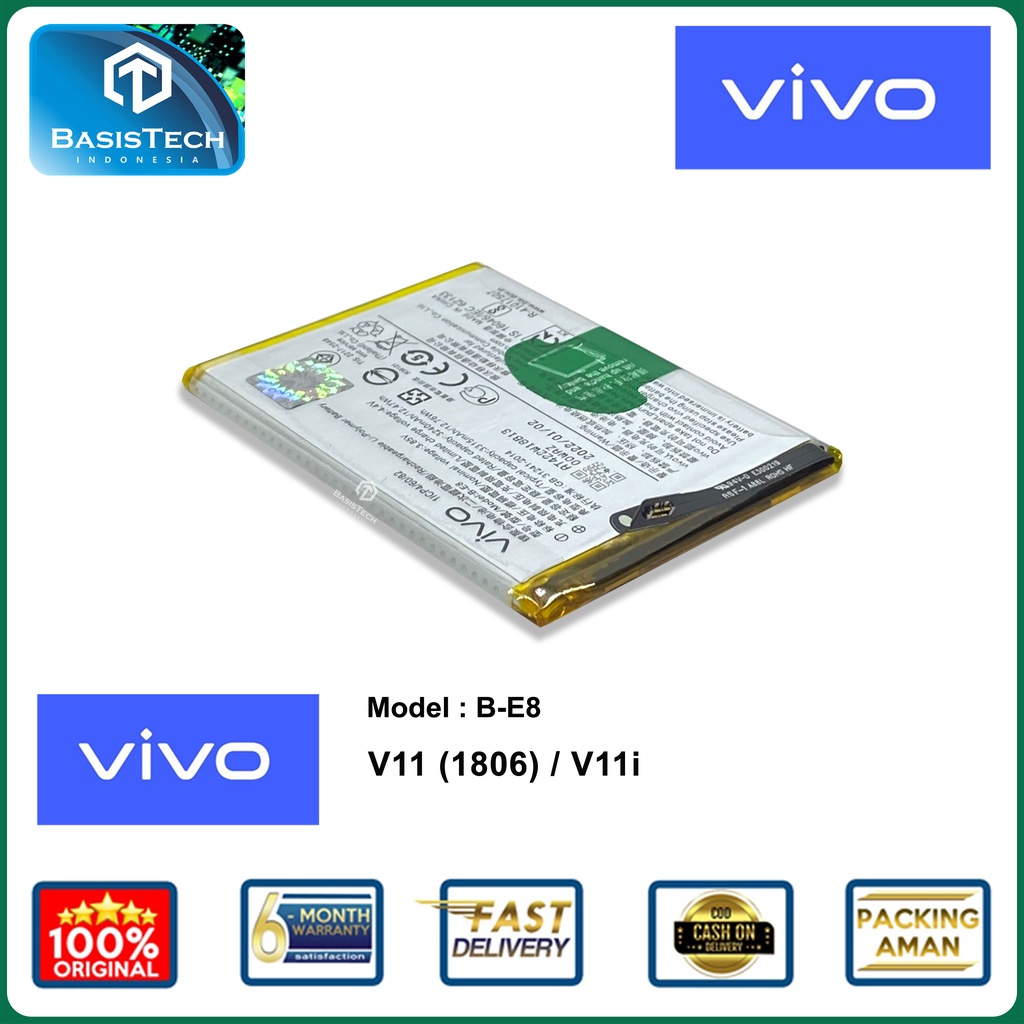 BATERAI VIVO V11 1806 - BATERAI VIVO V11i - B-E8 - ORI