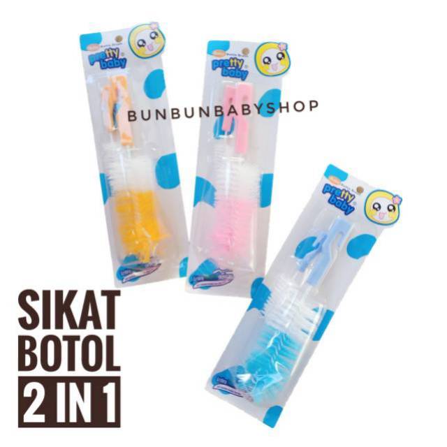Sikat Botol Susu Bayi Asi Lembut Anak Perlengkapan Baby Baru Lahir Newborn Peralatan Murah Lucu