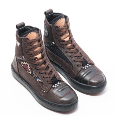 Sepatu Sneakers Kulit Pria Exodos57 - FTW - Dark Brown