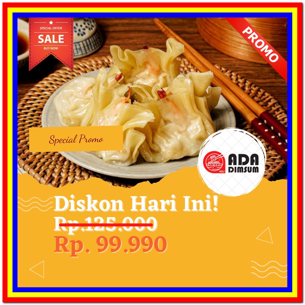 

DIMSUM UDANG API Plus Saos Sambal | ISI 50 Pcs | ADA DIMSUM TEBET | Berat 25gr/Pcs | DIMSUM FROZEN FOOD | PABRIK DIMSUM | FROZEN DIMSUM | DIMSUM HALAL | DIMSUM BEKU | DIMSUM MURAH | DIMSUM MIX