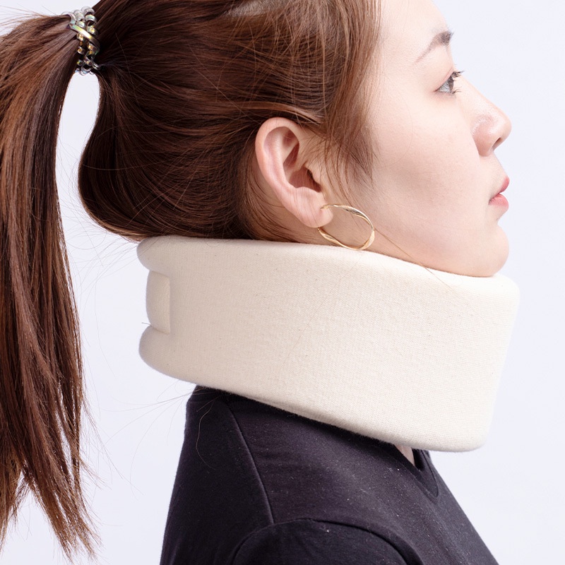 Busa penyangga leher #  penahan bantal sakit support penyanggah penahan soft neck collar # cervical collar # collar brace