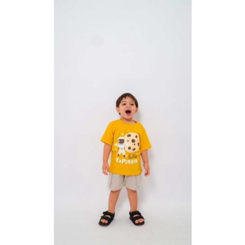 Kaos Anak 3-6Tahun Unisex Motif Luar Angkasa