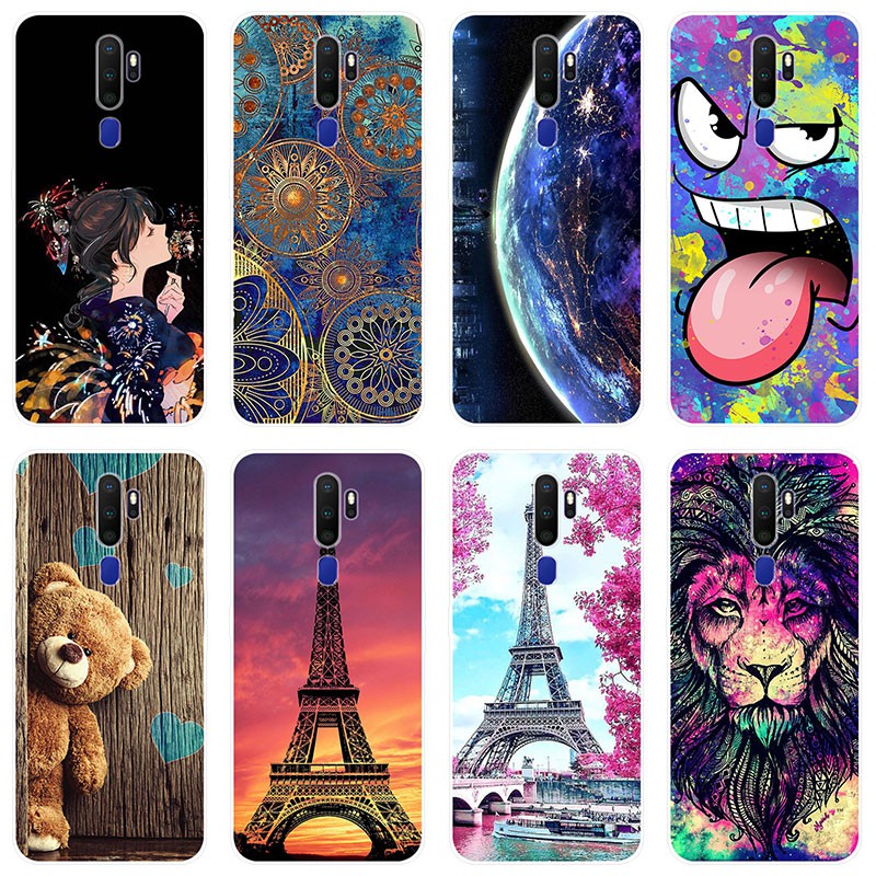 HP Soft Case OPPO A9 2020 Casing Silikon Untuk OPPO A9 2020 A9 2020 Casing Kartun Cover Creativity