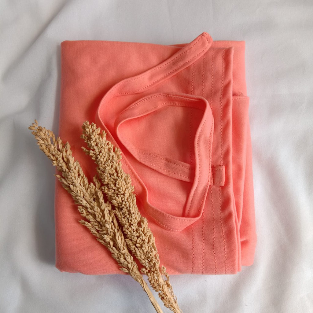 TERLARISSS!!!HIJAB DEWASA MUSLIMAH/BERGO MARYAM TALI-BERGO AISYAH BAHAN KAOS TC PREMIUM-BEST SELLER-Peach