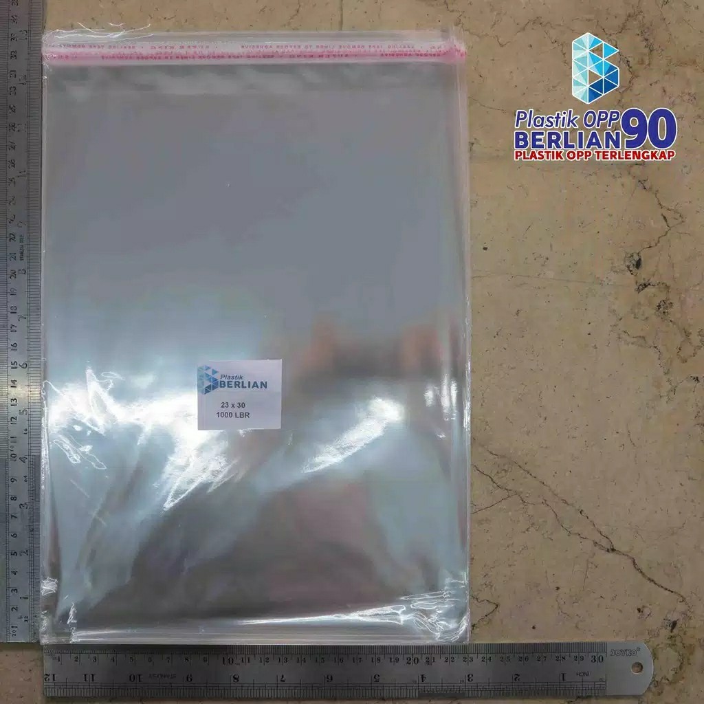 Plastik Opp 23 X 30 Cm 20mic / Plastik Jilbab / Plastik Garment