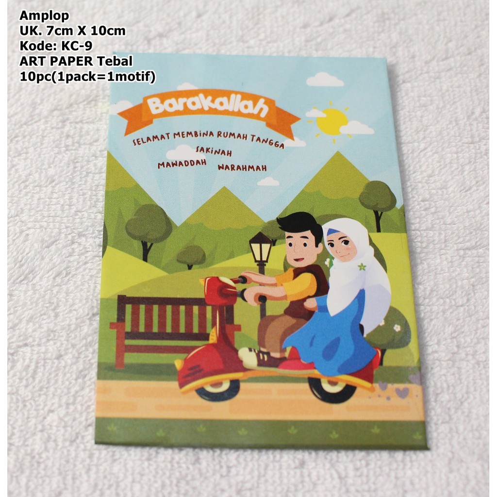 

Unik! Angpo Pernikahan Amplop Kecil Art Paper Wedding Glossy Murah KC9
