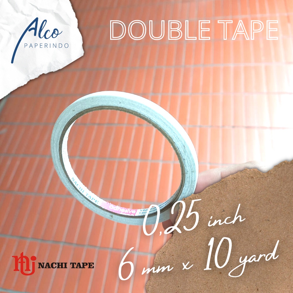 

double tape NACHI 0,25 inch (6mm,10 yard)