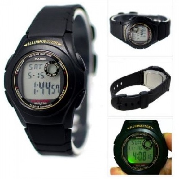 Casio Original F-200W Jam Tangan Pria - Digital - Karet