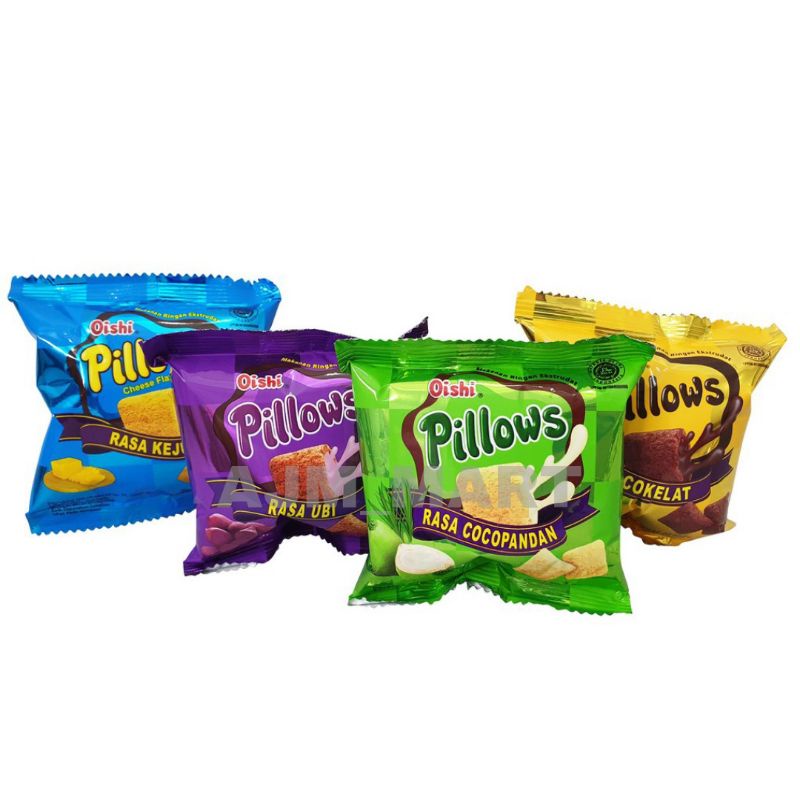 

Oishi PILLOWS 12gr isi 10 bungkus/pillow/pilow