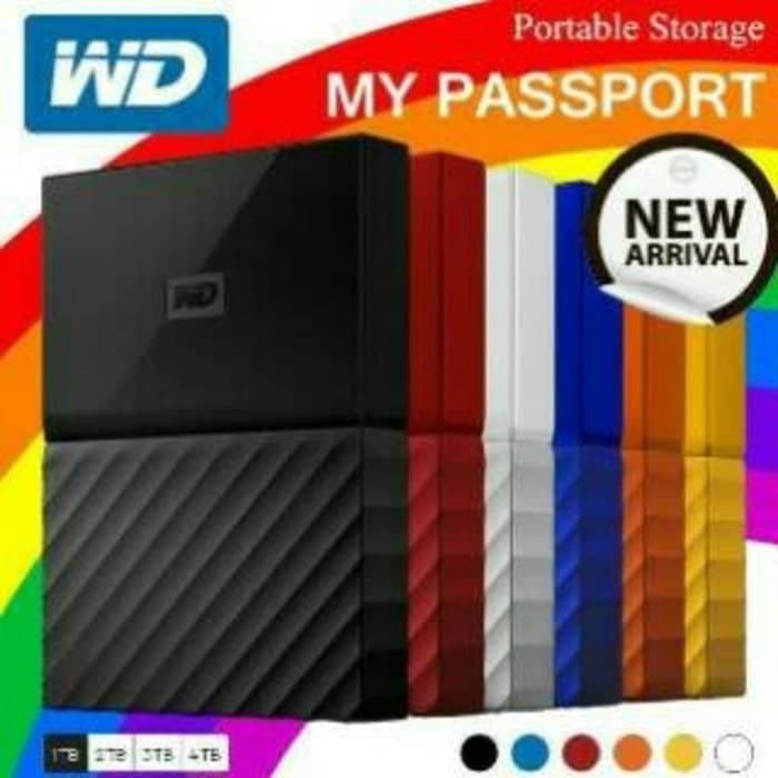 HARDDISK WD PASSPORT 4TB 2.5" EXTERNAL - Orange