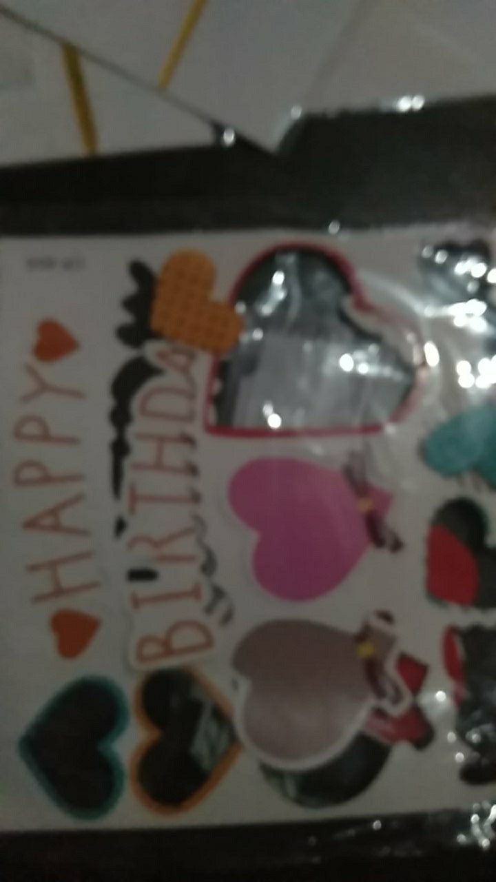 Cake Topper Happy Birthday Paper Mix Set