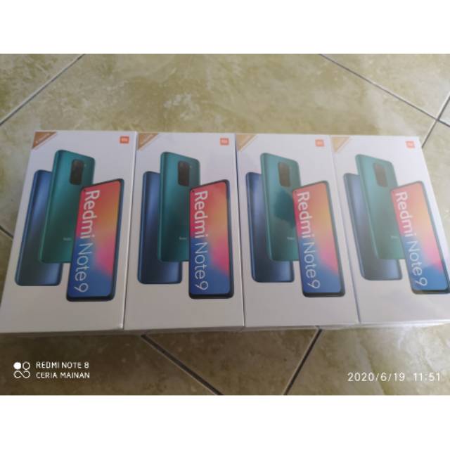 Note 9 4/64 garansi resmi