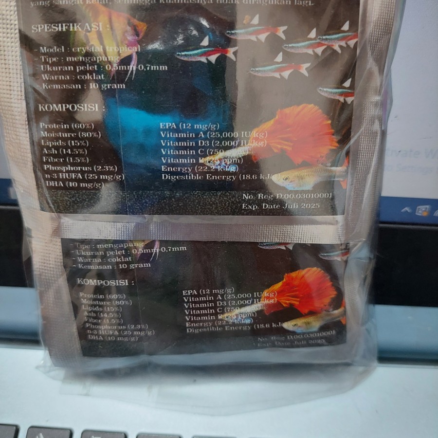 Betta Max Biru - Makanan Ikan Cupang Vitamin Booster Warna Biru Premiu