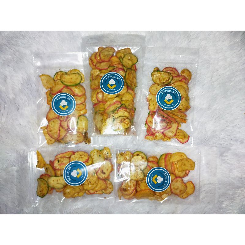 

Snack kerupuk seblak kering 500/1000gr