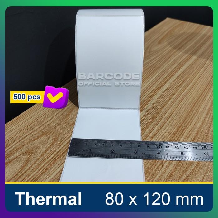 

Kertas | Label Barcode Direct Thermal 80X120Mm Stiker Label Thermal Isi 500 Pcs Kualitas Terbaik