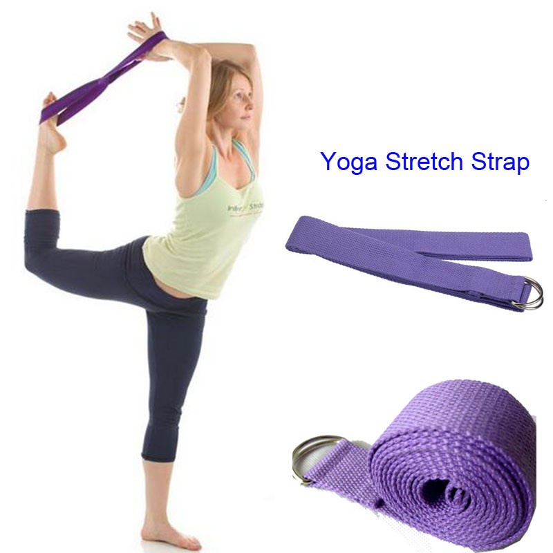 BISA COD!!! Motif Yoga Strap / Yoga Belt / Yoga D Ring / Tali Yoga / Fitness - ring