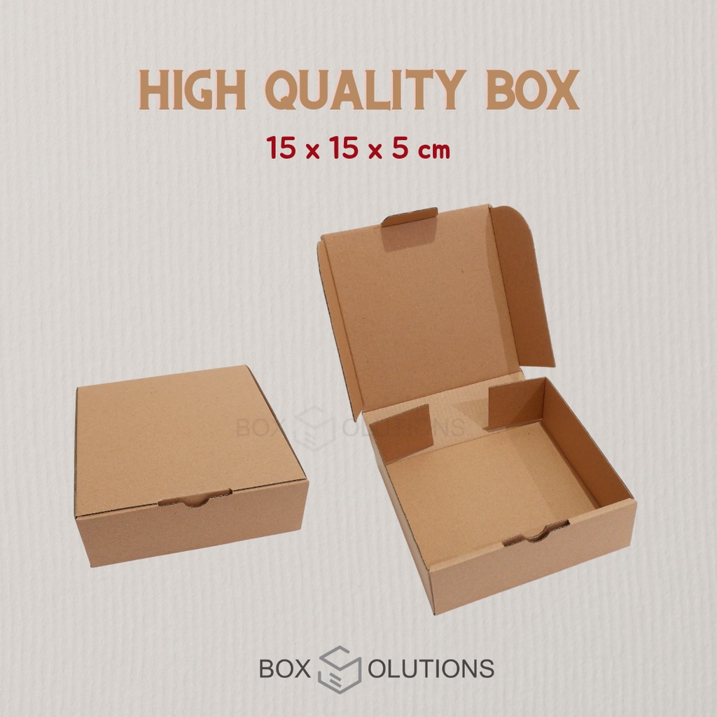 

dus / box corrugated e-flute die cut 15 x 15 x 5 cm (HIGH QUALITY)