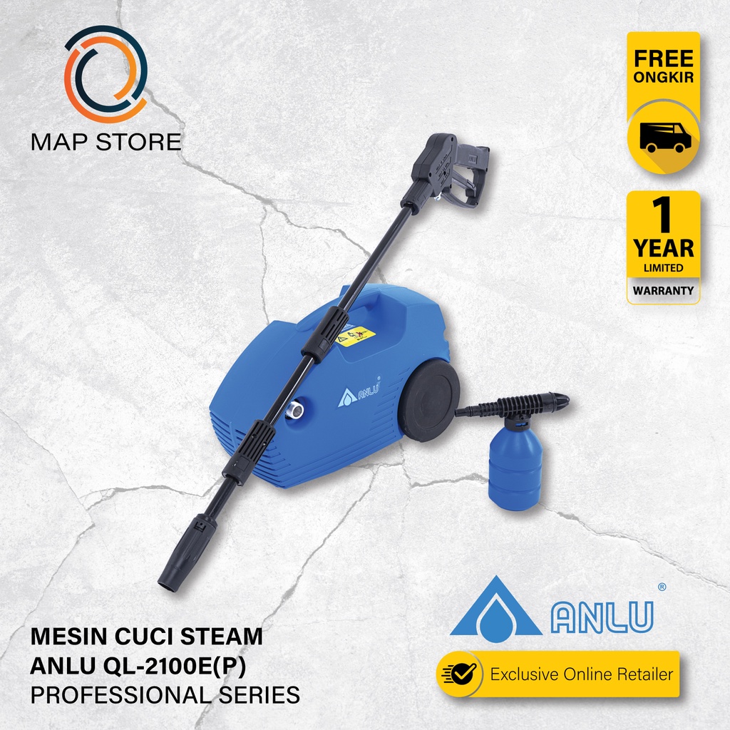 Mesin Steam Cuci Mobil Motor / Alat Cuci / Jet Cleaner ANLU QL2100EP