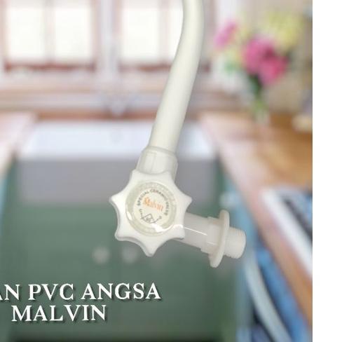 ✹ Kran Angsa Wastafel Air Cuci Piring Dapur Plastik PVC MALVIN ♥