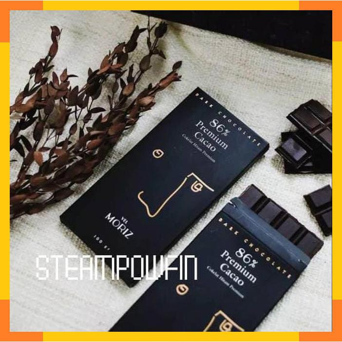 

Vel Moriz Dark Chocolate 86% Premium Cacao Choc Cokelat Coklat Kakao H