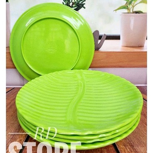 PROMO 6.PCS PIRING MAKAN BULAN MELAMINE ULIR POLOS