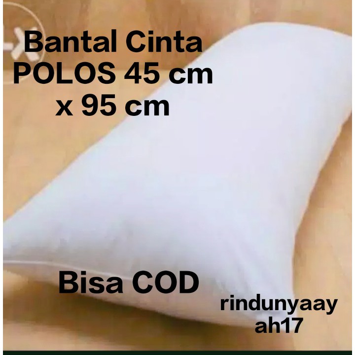 Bantal cinta SILICON BRENDIS Polos 1 pcs