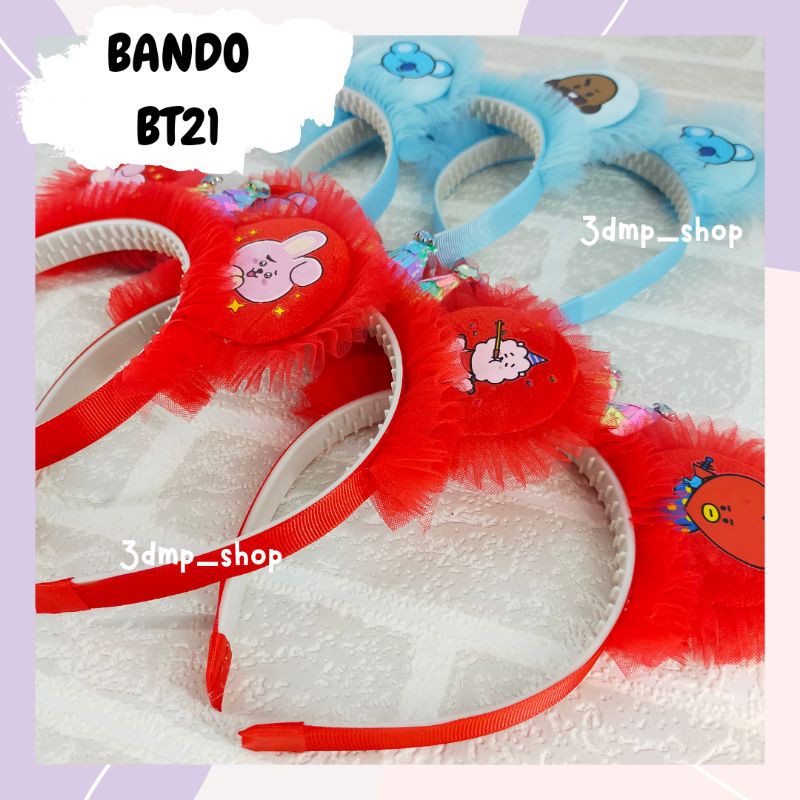 Bando bandana bt21 bts kpop cooky tata chimmy koya rj shooky