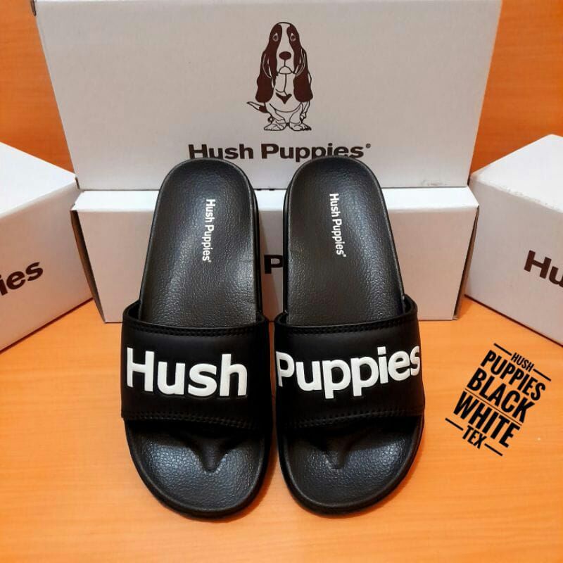 Sandal Hush Puppies Sendal Pria Wanita Flip Flop/Sandal Slide Cowo Cewe/Sandal Slop/Terbaru Termurah-1