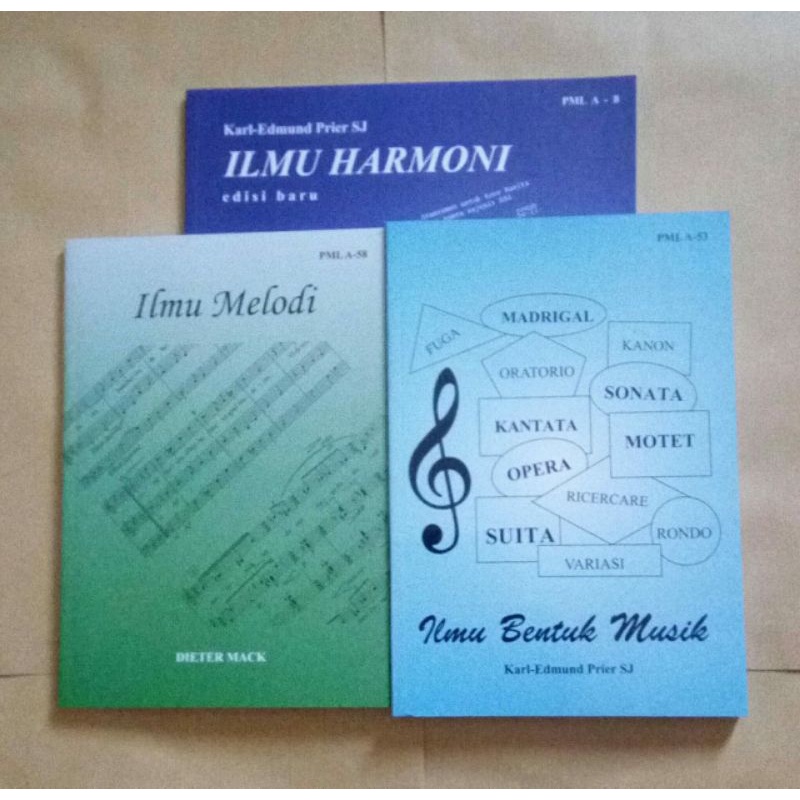 Jual Paket 3 Buku: Ilmu Harmoni - Ilmu Melodi & Ilmu Bentuk Musik ...