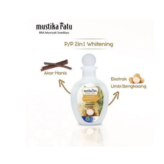 MUSTIKA RATU WHITENING PEMBERSIH WAJAH 2 IN 1 - PEMBERSIH2 IN 1 BPOM