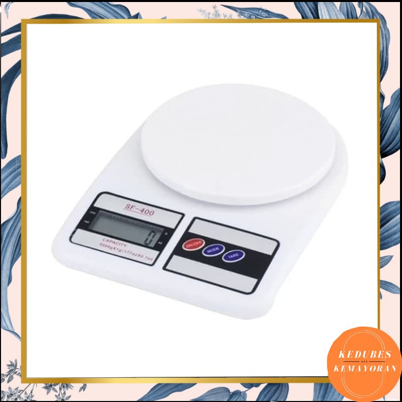 Timbangan dapur digital elektronik kitchen scale SF-400 (10Kg) - Timbangan Digital[KK]