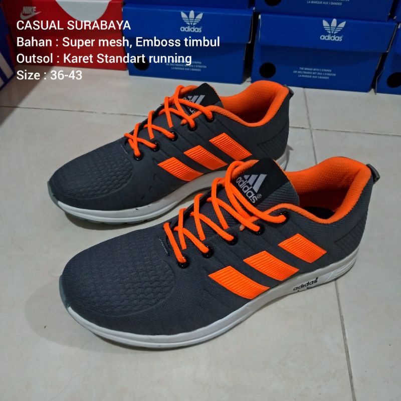 Sepatu Adidas NBA Orange Abu Spesiale