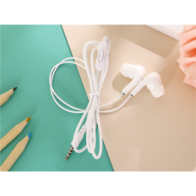 U28 Music Earphone Extra Bass Headset Stereo Macaroon