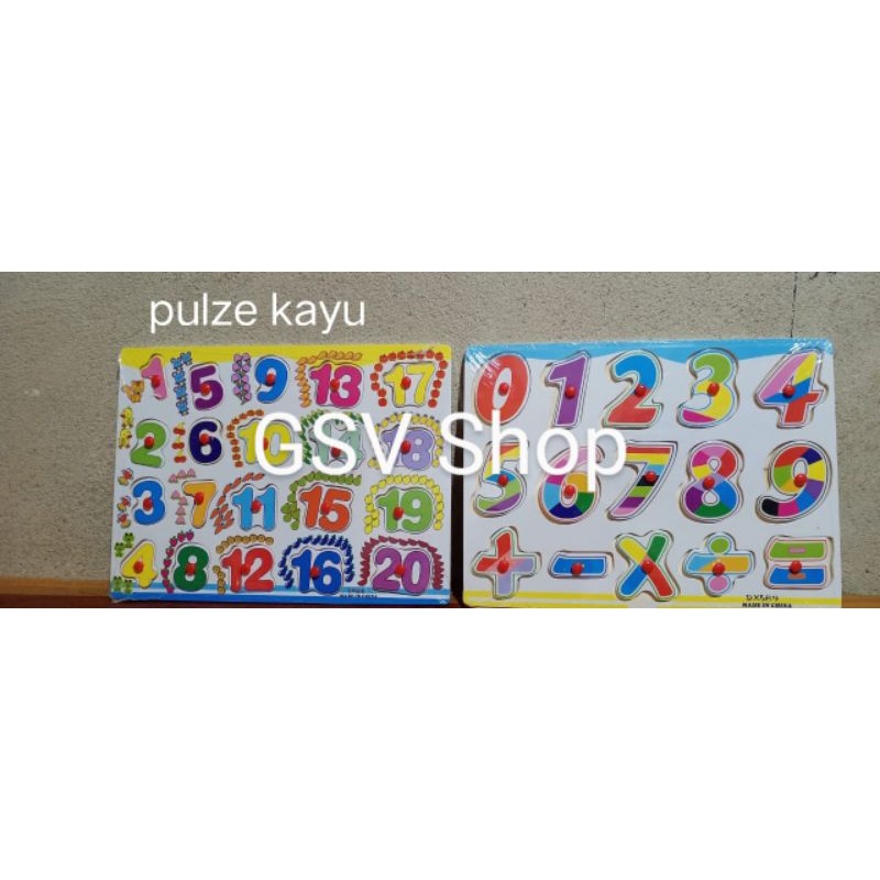 Puzzle Kayu Mainan Edukasi