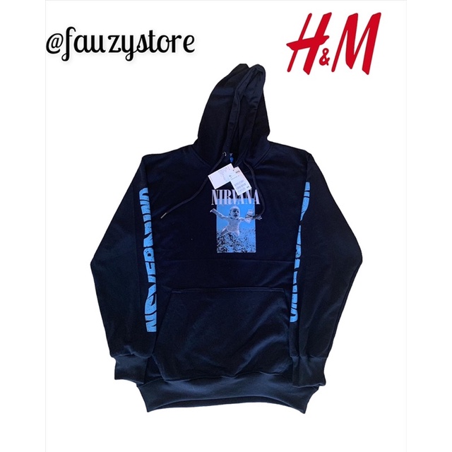 HOODIE H*M NIRVANA NEVER MIND