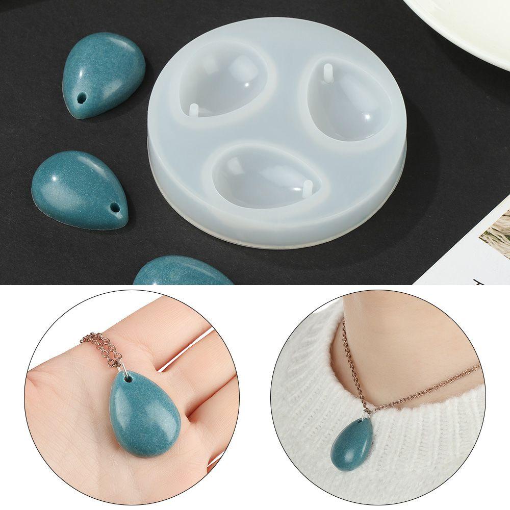 R-flower Water Drop Shape DIY Resin Casting Handmade Alat Hias Cetakan Silikon