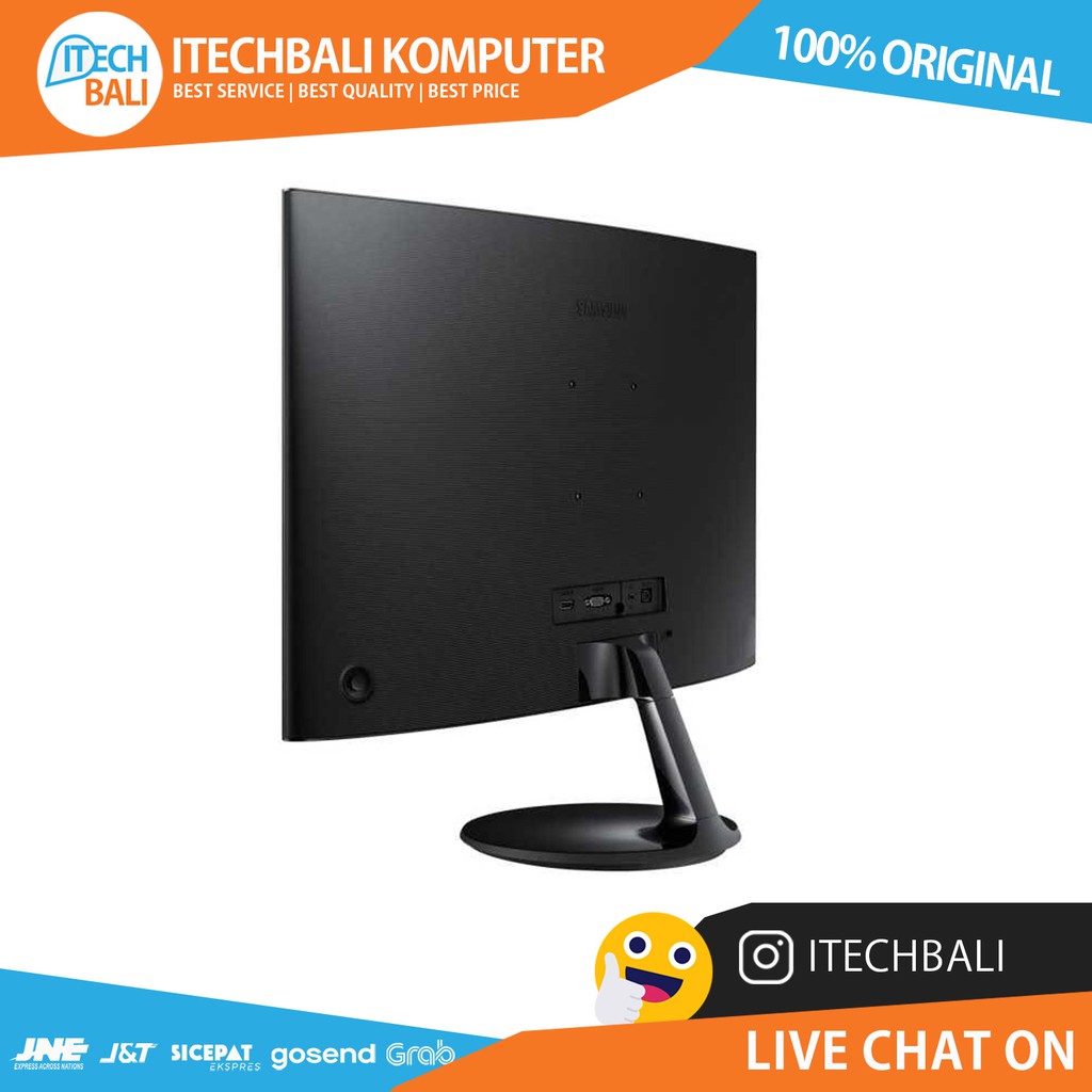 Monitor SAMSUNG S24C360 Curved Vga Hdmi  24 inch Monitor| ITECHBALI