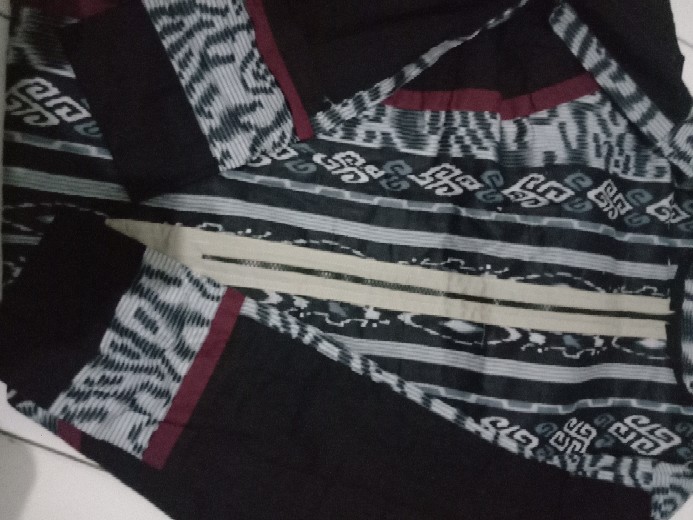 Gamis Batik Tuneeca Kombinasi Size S M L Xl Xxl