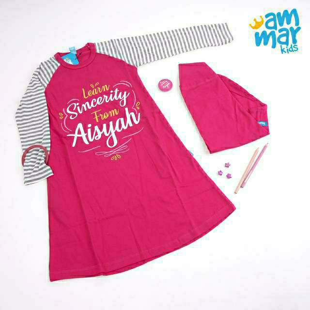 GAMIS KAOS ANAK USIA 3- 4 TH AMMAR KIDS - GAMIS ANAK