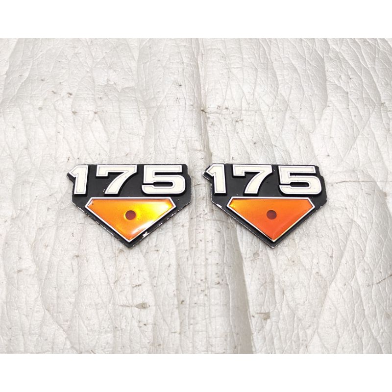 emblem tutup side cover body bodi dop accu aki kempol tepong honda CB175 CB 175 CB-175 twin original