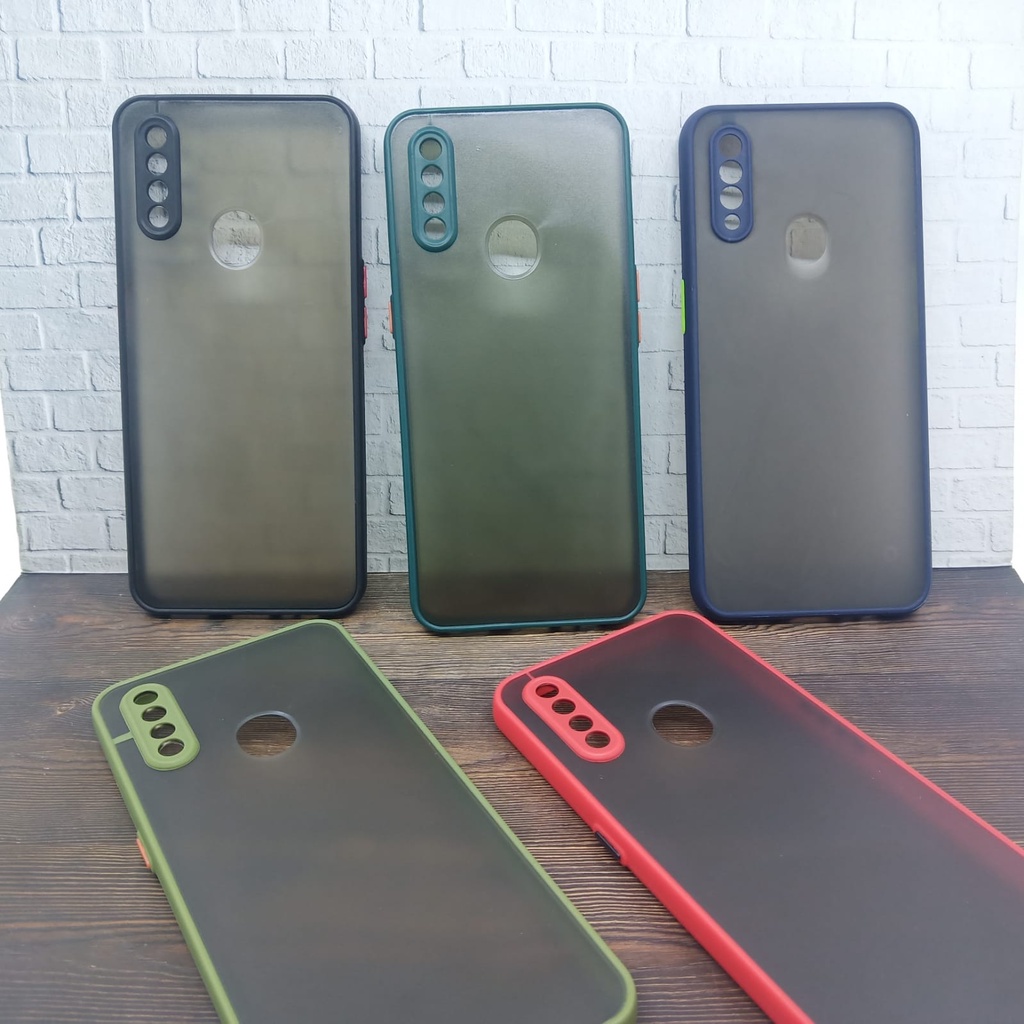 Casing Oppo  A31 / A8 Dove Matte Transparan Slim Fuze Macaron My Choice Case Oppo A31 / A8