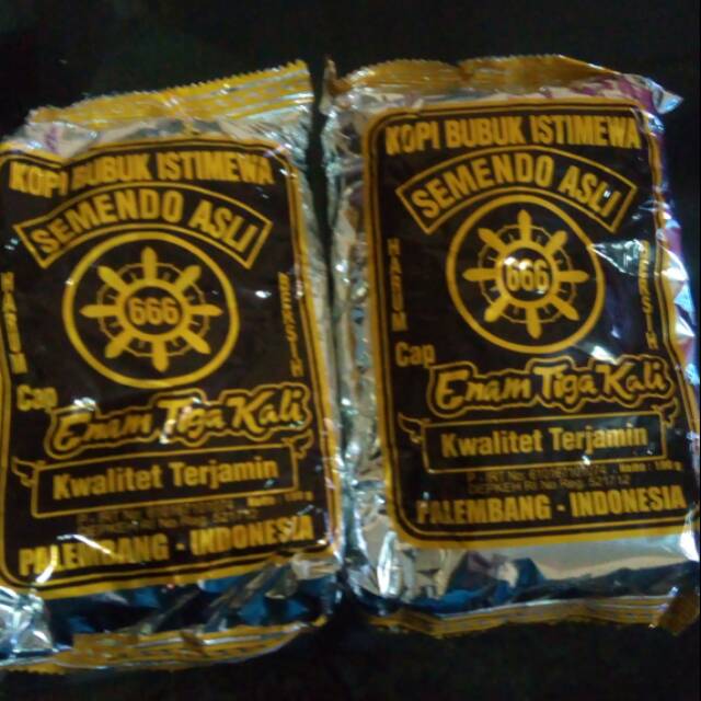 

Kopi bubuk semendo cap 666