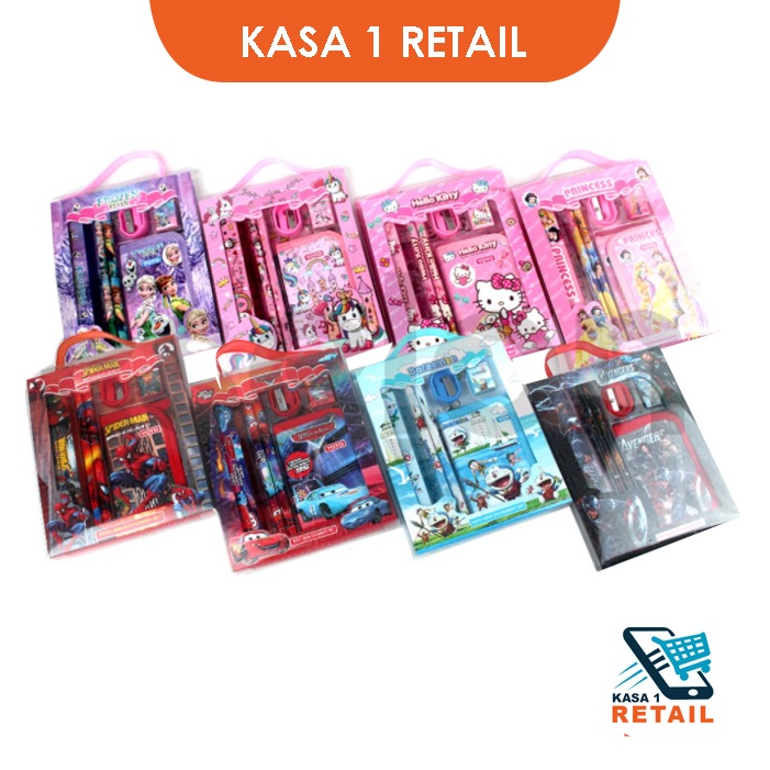 

Paket Stationery 6in1 Ada Dompet Anak