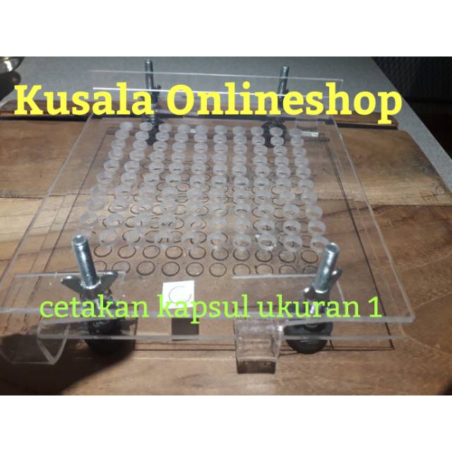 alat pengisi kapsul ukuran 1/cetakan kapsul/tatakan kapsul